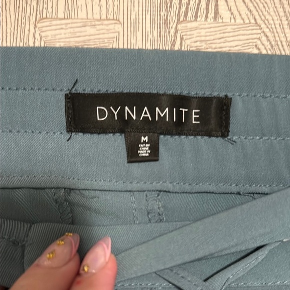 Dynamite womens turquoise Joggers - Picture 2 of 7